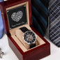 Valentine Gift For Husband or Boyfriend Openwork Watch