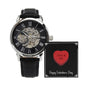 You and Me Love Men's Openwork Watch