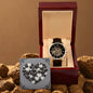 Custom birthday gift for husband, funny custom gift, custom birthday gift for men, gift for men watch, openwork watch, Funny anniversary gift