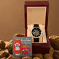 Custom birthday gift for husband, funny custom gift, custom birthday gift for men, gift for men watch, openwork watch, Funny anniversary gift