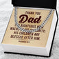 Custom Cuban Link Chain for Dad - Great Gift For Birthday, Christmas And Other Special Events - Giftsmojo