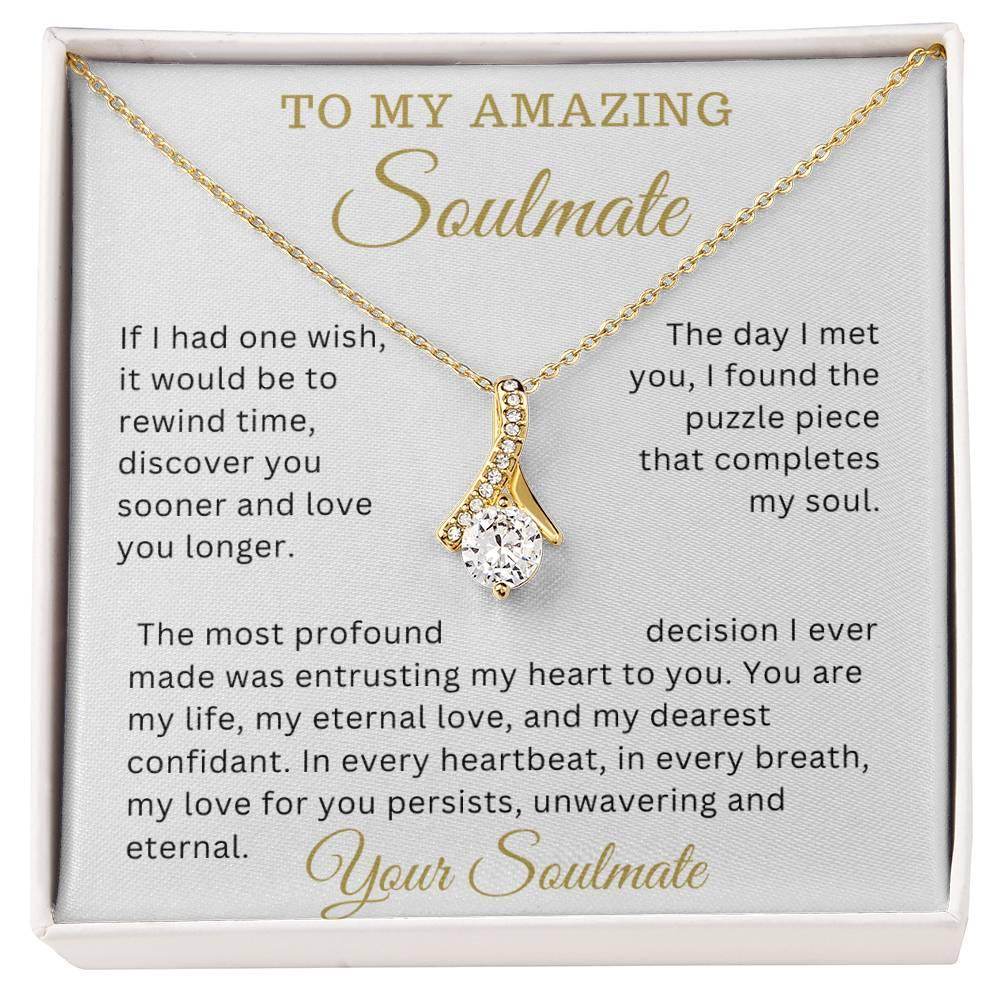 To My Amazing Soulmate Valentine Birthday Anniversary Gift - Giftsmojo