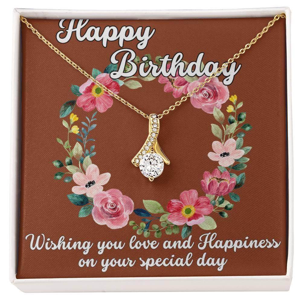 Custom Birthday Gift For Her - Alluring Beauty Necklace - Giftsmojo
