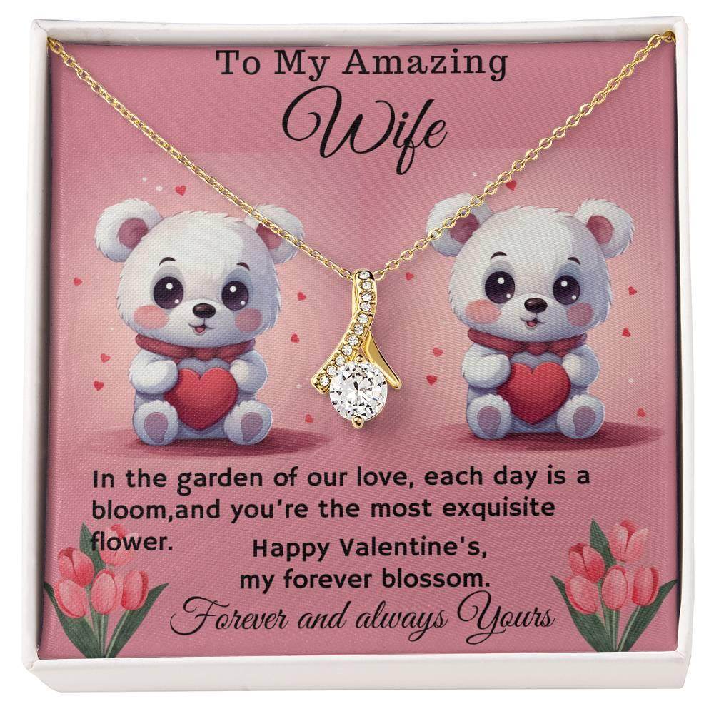 Gift for Amazing Wife - Birthday Gift for Wife from Husband, Soulmate Gift Anniversary Gift for Her, Valentine Gift - Alluring Beauty - Giftsmojo