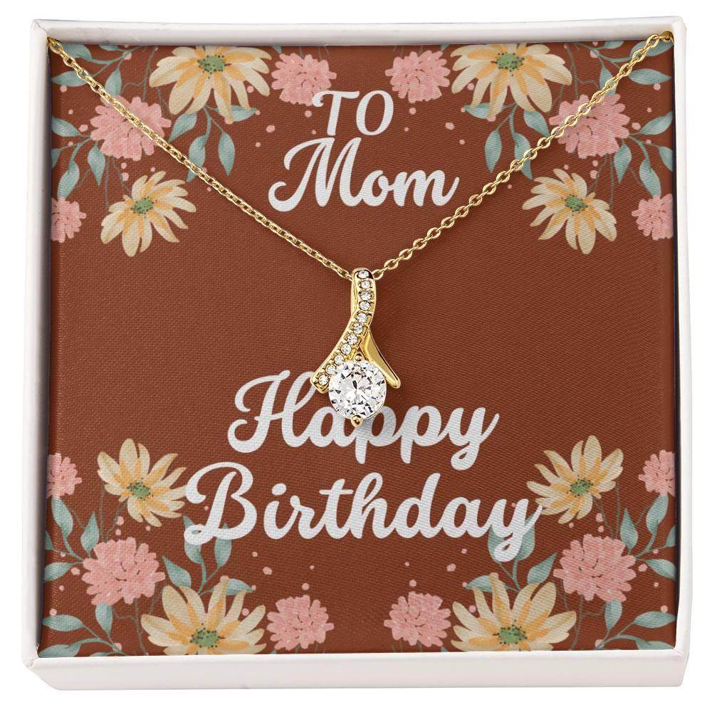 Custom Birthday Gift for Mom - Alluring Beauty Necklace - Giftsmojo