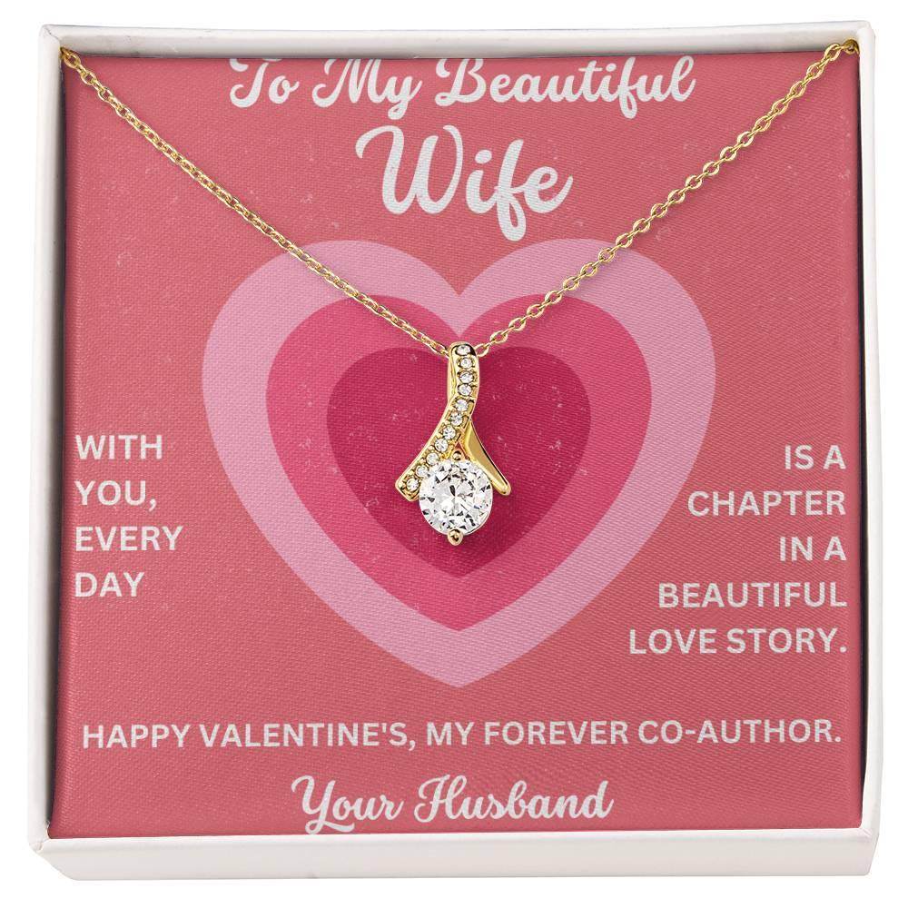 Necklace For Wife Valentine Gift for Wife from Husband, Soulmate Gift Anniversary Gift for Her, Valentine Gift - Alluring Beauty - Giftsmojo