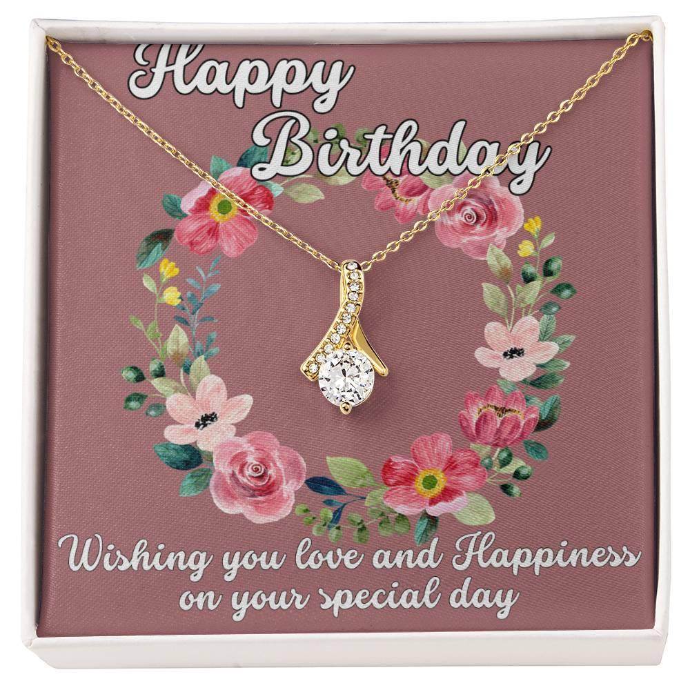 Custom Birthday Gift For Her - Alluring Beauty Necklace - Giftsmojo