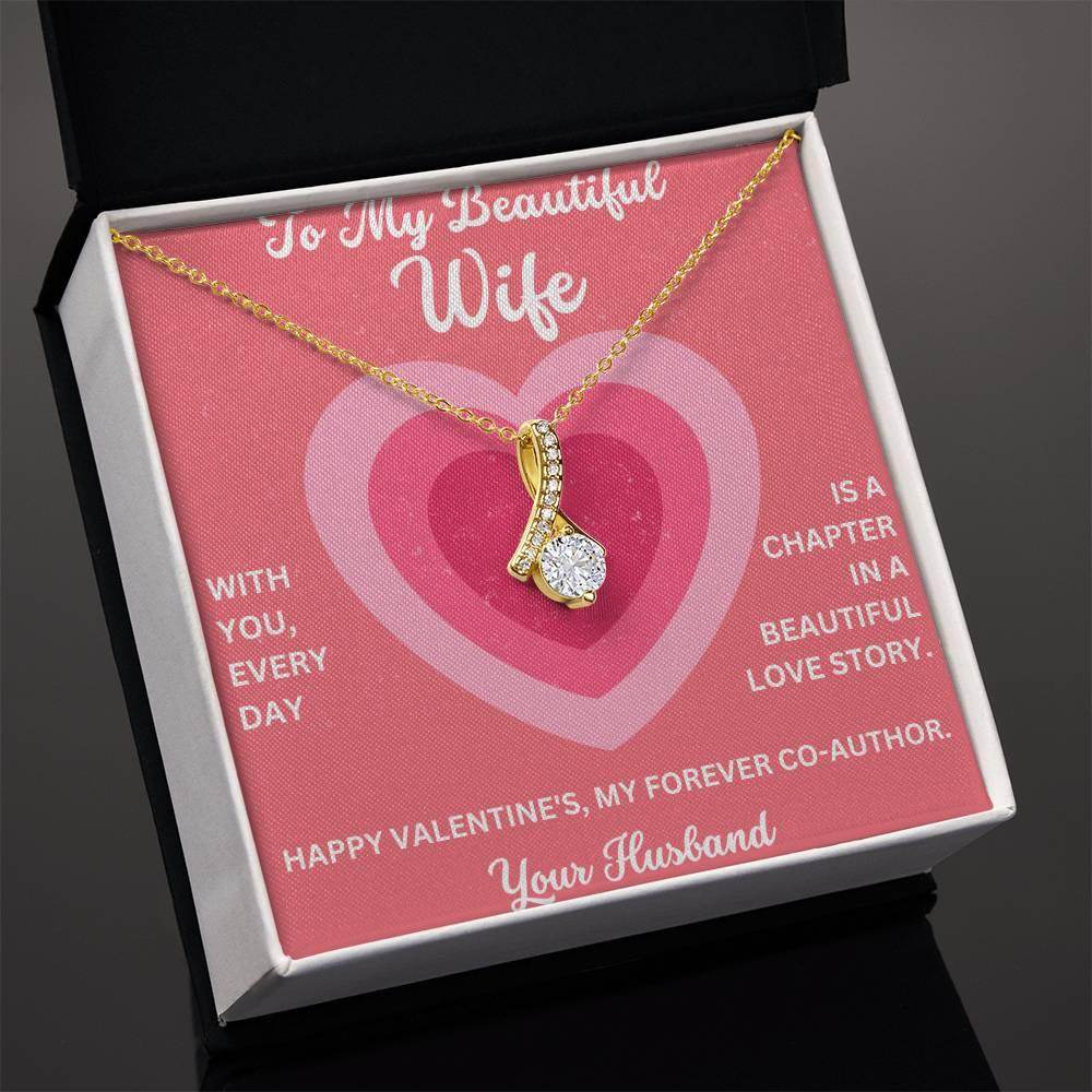 Necklace For Wife Valentine Gift for Wife from Husband, Soulmate Gift Anniversary Gift for Her, Valentine Gift - Alluring Beauty - Giftsmojo