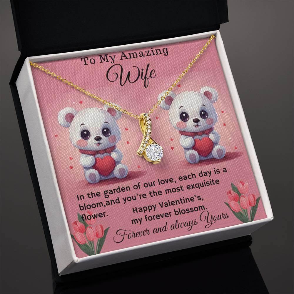 Gift for Amazing Wife - Birthday Gift for Wife from Husband, Soulmate Gift Anniversary Gift for Her, Valentine Gift - Alluring Beauty - Giftsmojo