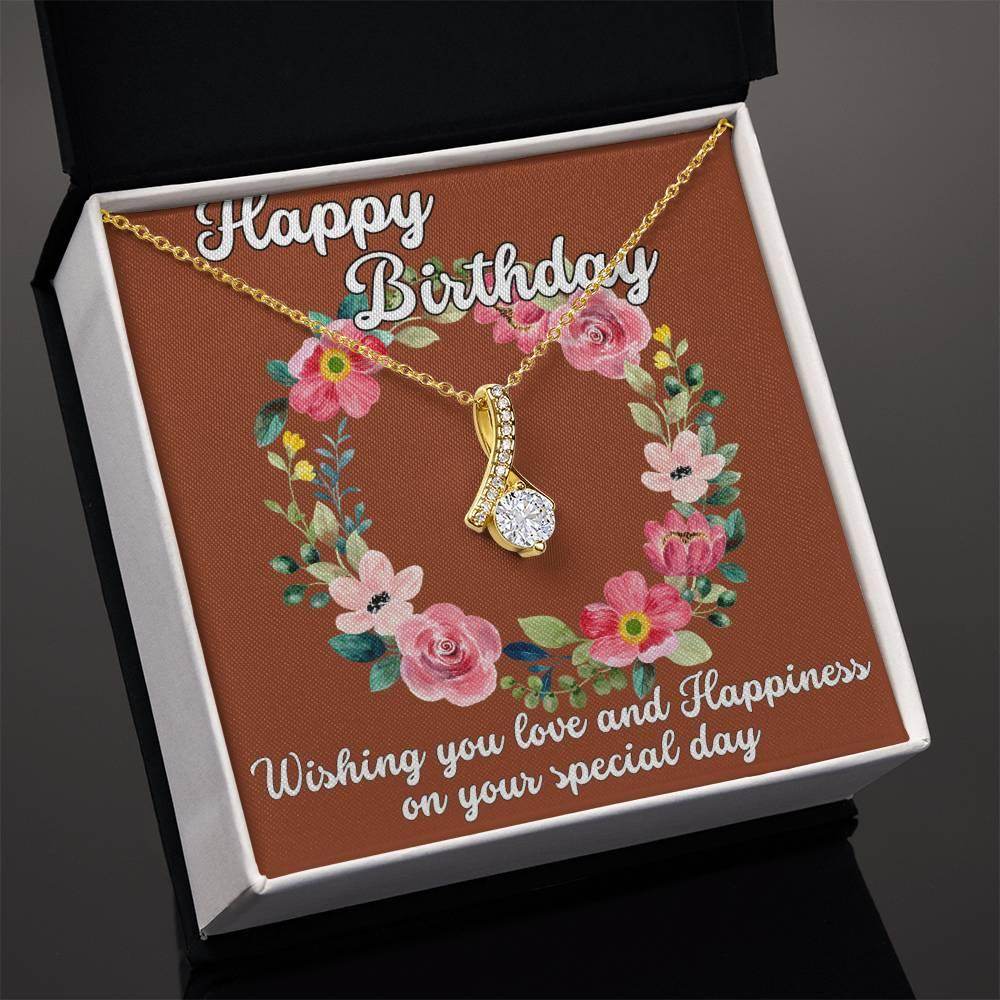 Custom Birthday Gift For Her - Alluring Beauty Necklace - Giftsmojo