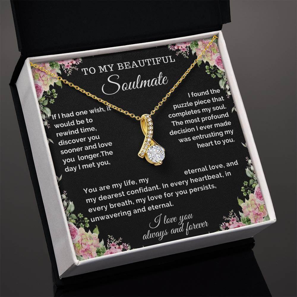 Jewelry Gift TO My Soulmate - Anniversary Birthday Valentine - Giftsmojo