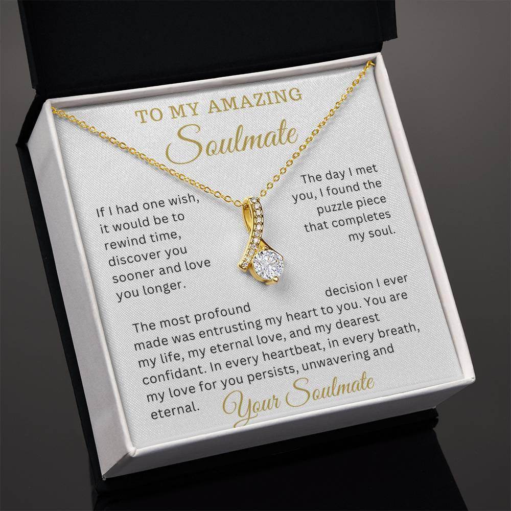 To My Amazing Soulmate Valentine Birthday Anniversary Gift - Giftsmojo