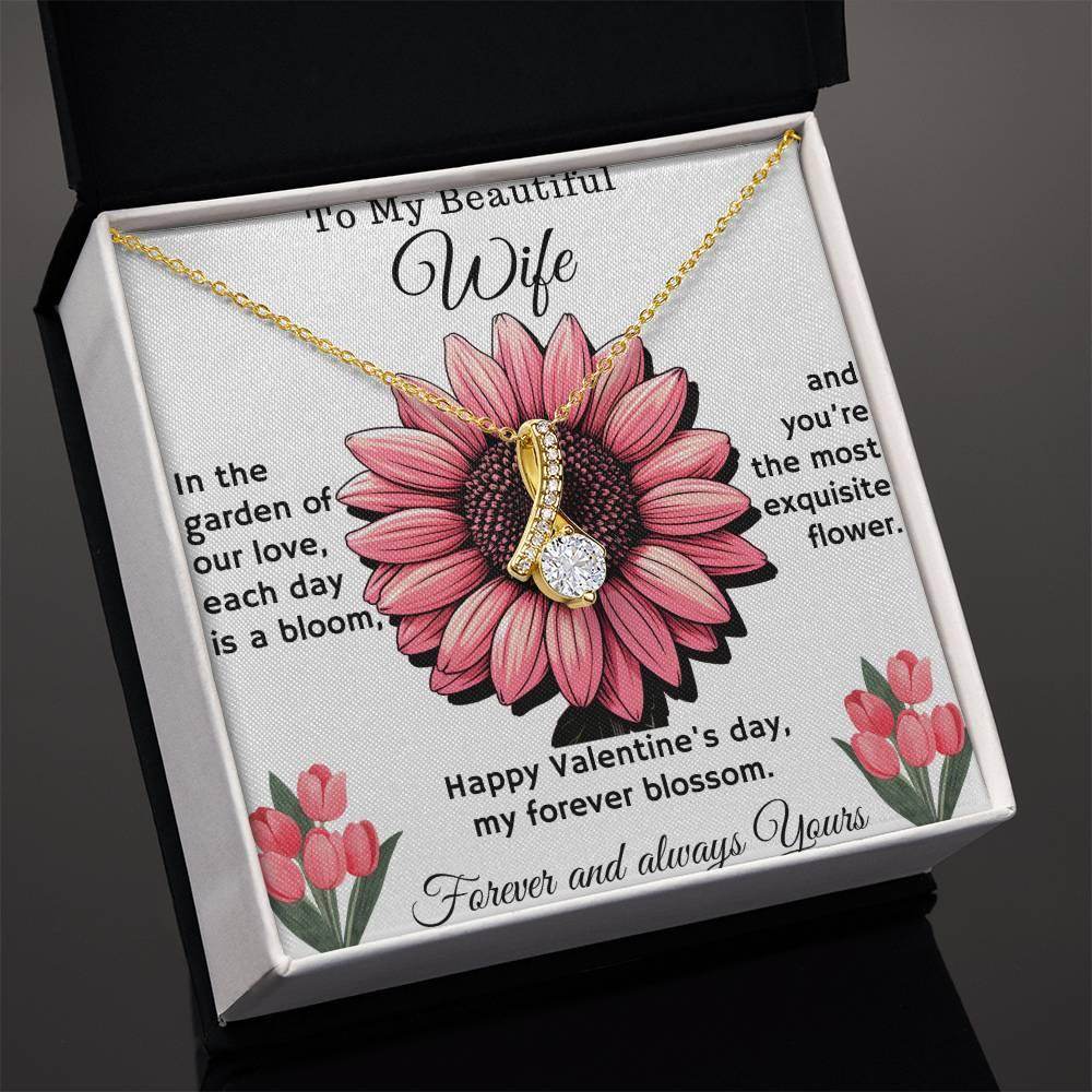 To my beautiful wife Birthday Gift for Loving Wife from Husband, Soulmate Gift Anniversary Gift for Her, Valentine Gift - Alluring Beauty - Giftsmojo