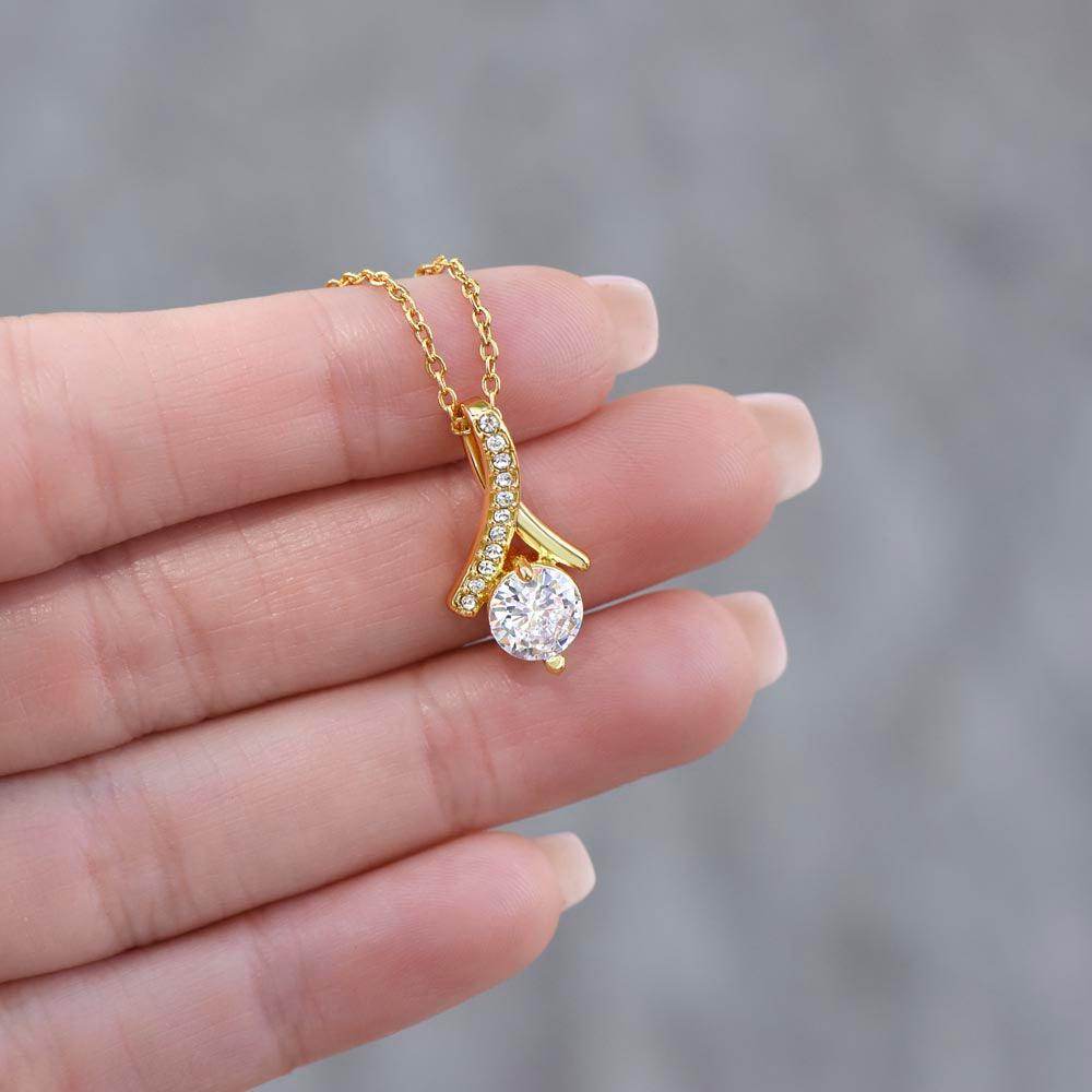 Gift To My Daughter from Mom - Alluring Beauty Necklace - Giftsmojo