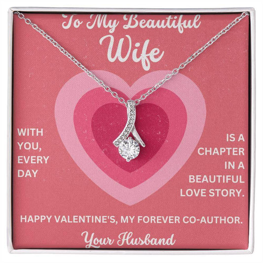 Necklace For Wife Valentine Gift for Wife from Husband, Soulmate Gift Anniversary Gift for Her, Valentine Gift - Alluring Beauty - Giftsmojo