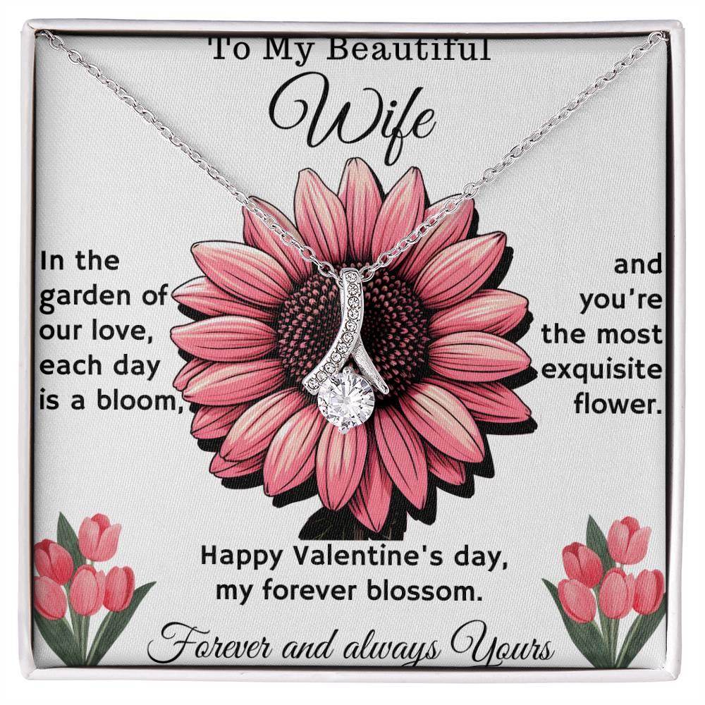 To my beautiful wife Birthday Gift for Loving Wife from Husband, Soulmate Gift Anniversary Gift for Her, Valentine Gift - Alluring Beauty - Giftsmojo