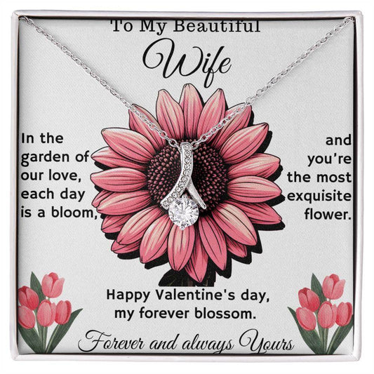 To my beautiful wife Birthday Gift for Loving Wife from Husband, Soulmate Gift Anniversary Gift for Her, Valentine Gift - Alluring Beauty - Giftsmojo