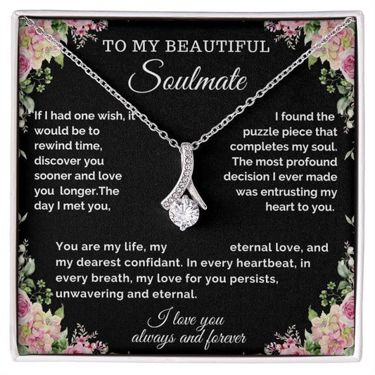 Jewelry Gift TO My Soulmate - Anniversary Birthday Valentine - Giftsmojo