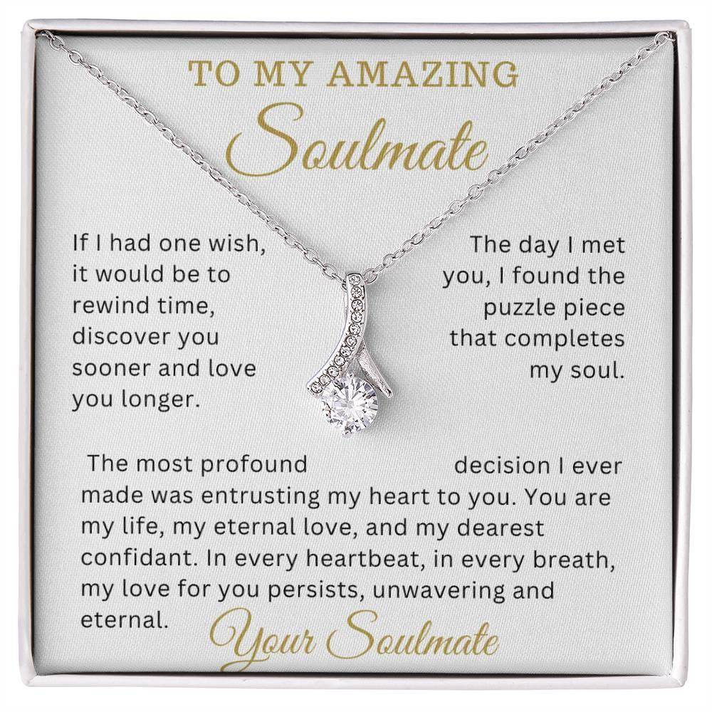 To My Amazing Soulmate Valentine Birthday Anniversary Gift - Giftsmojo