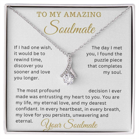 To My Amazing Soulmate Valentine Birthday Anniversary Gift - Giftsmojo