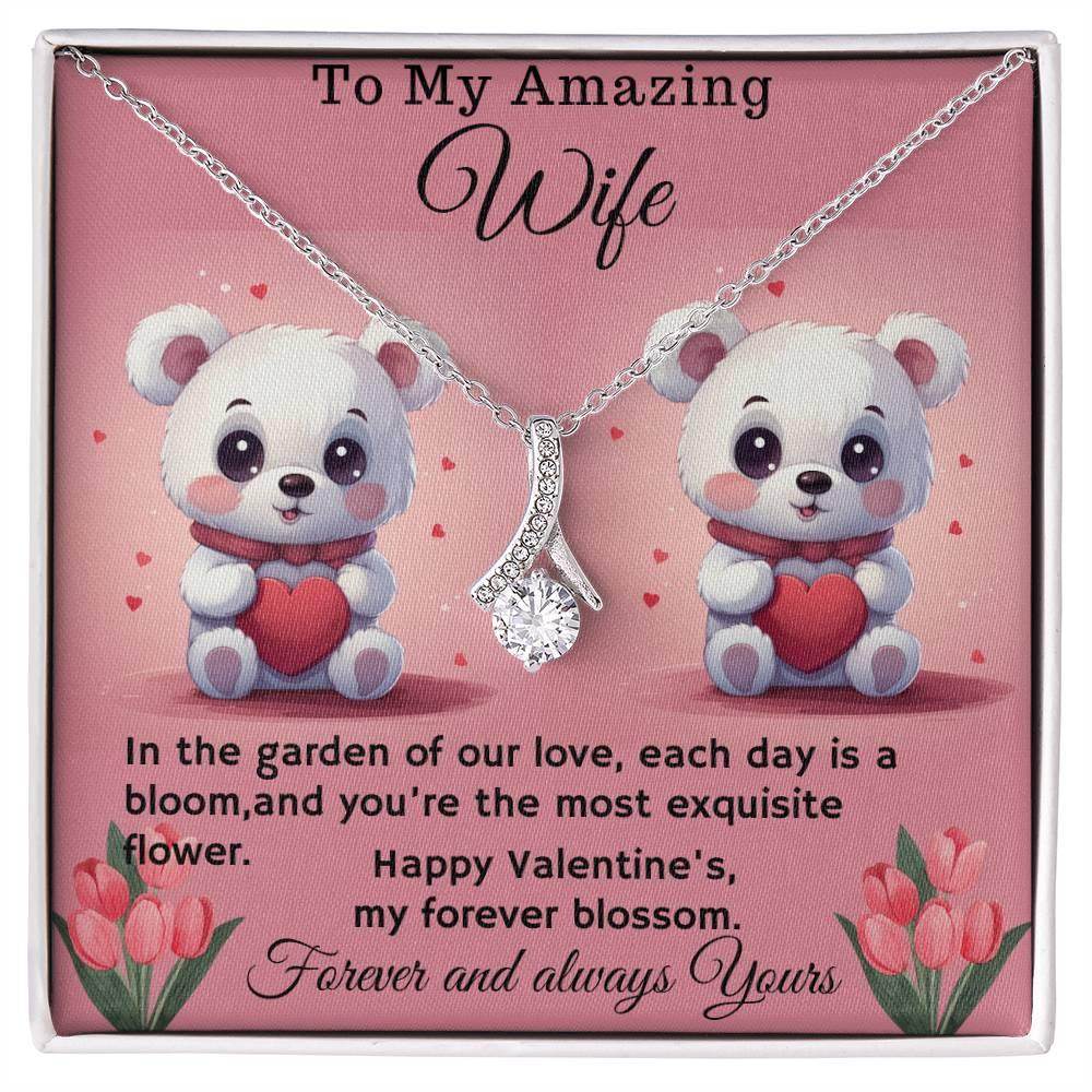 Gift for Amazing Wife - Birthday Gift for Wife from Husband, Soulmate Gift Anniversary Gift for Her, Valentine Gift - Alluring Beauty - Giftsmojo