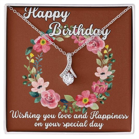 Custom Birthday Gift For Her - Alluring Beauty Necklace - Giftsmojo