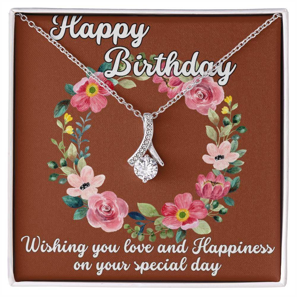 Custom Birthday Gift For Her - Alluring Beauty Necklace - Giftsmojo
