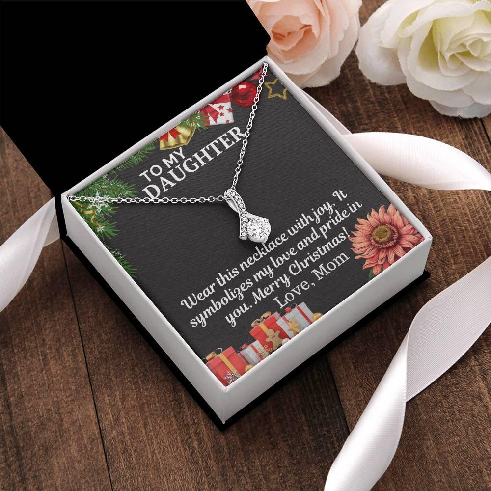Gift To My Daughter from Mom -Alluring Beauty Necklace - Giftsmojo