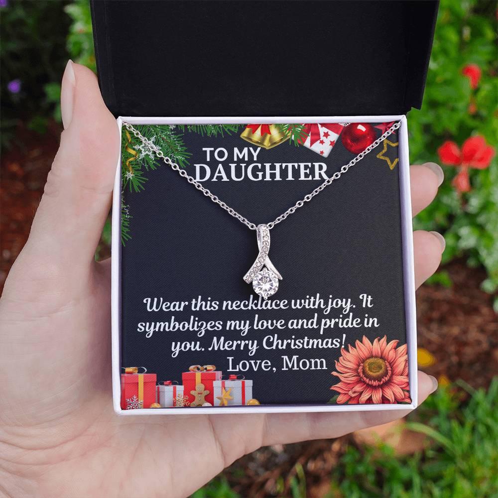 Gift To My Daughter from Mom -Alluring Beauty Necklace - Giftsmojo