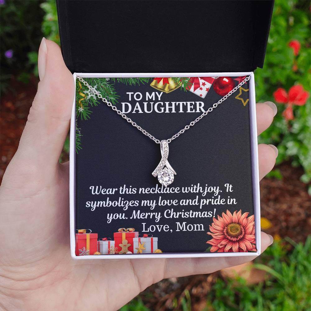 Gift To My Daughter from Mom -Alluring Beauty Necklace - Giftsmojo