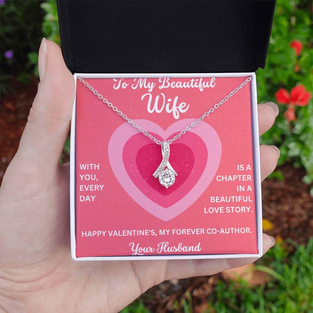 Necklace For Wife Valentine Gift for Wife from Husband, Soulmate Gift Anniversary Gift for Her, Valentine Gift - Alluring Beauty - Giftsmojo