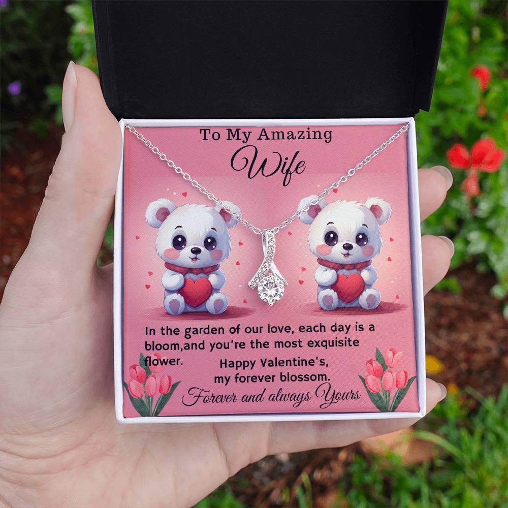 Gift for Amazing Wife - Birthday Gift for Wife from Husband, Soulmate Gift Anniversary Gift for Her, Valentine Gift - Alluring Beauty - Giftsmojo