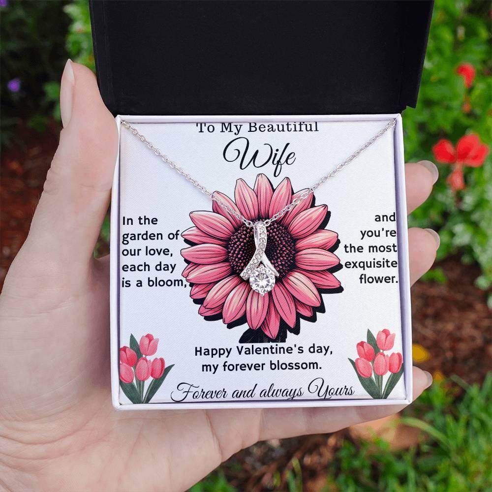 To my beautiful wife Birthday Gift for Loving Wife from Husband, Soulmate Gift Anniversary Gift for Her, Valentine Gift - Alluring Beauty - Giftsmojo