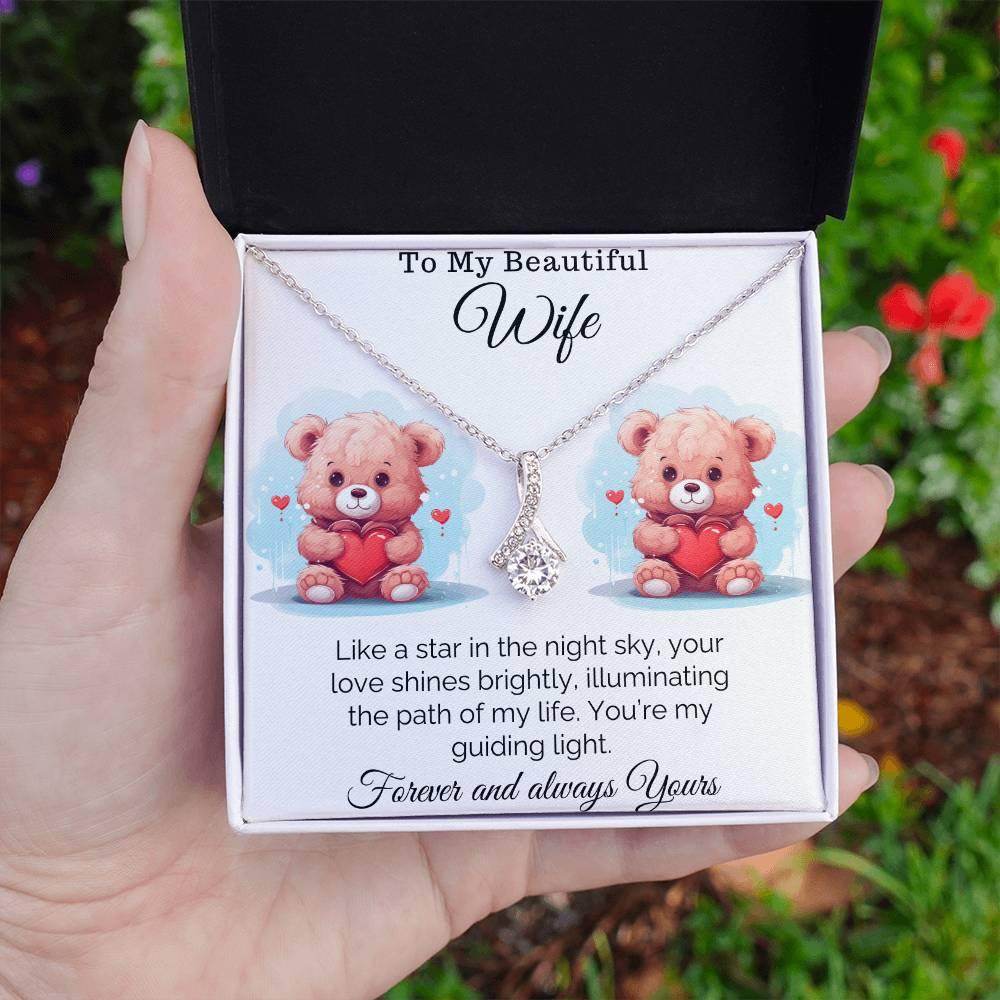 To My Beautiful Wife Birthday Gift for Wife from Husband, Soulmate Gift Anniversary Gift for Her, Valentine Gift - Alluring Beauty - Giftsmojo