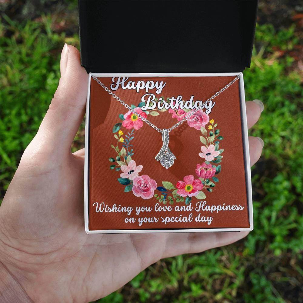 Custom Birthday Gift For Her - Alluring Beauty Necklace - Giftsmojo