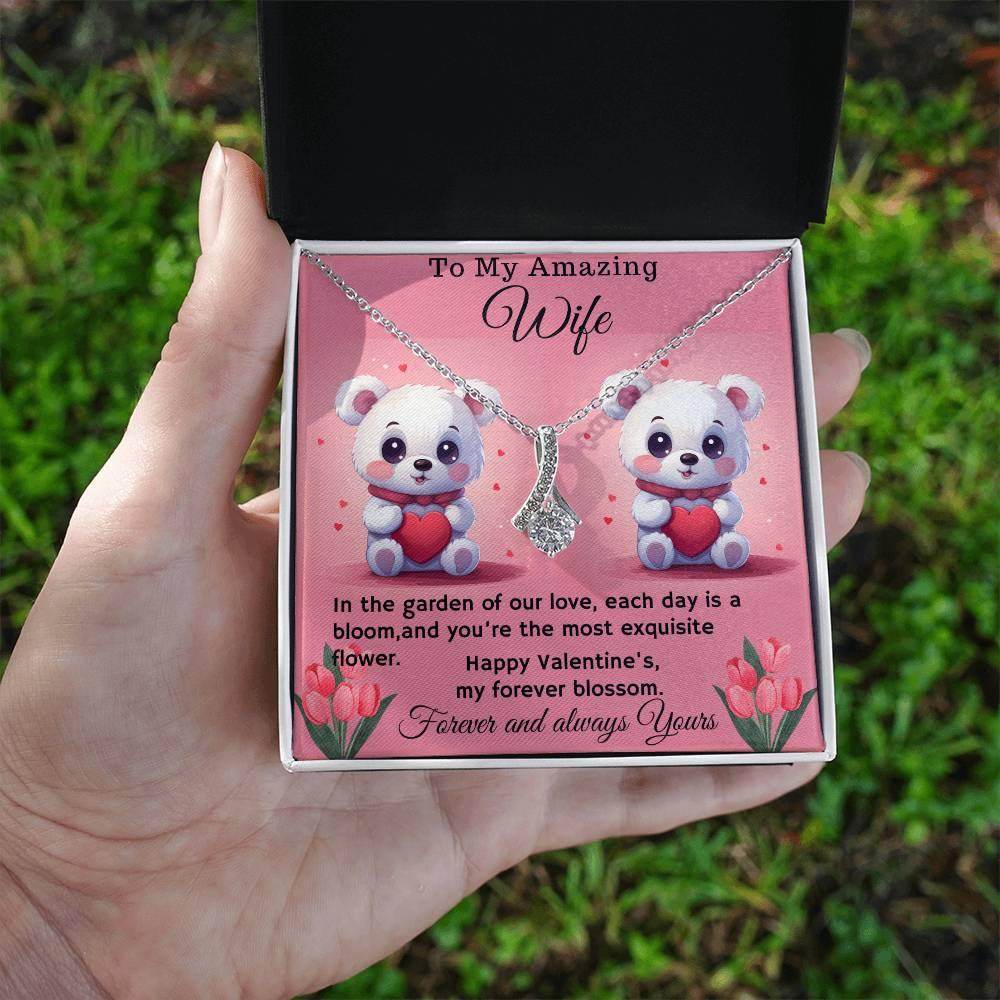 Gift for Amazing Wife - Birthday Gift for Wife from Husband, Soulmate Gift Anniversary Gift for Her, Valentine Gift - Alluring Beauty - Giftsmojo