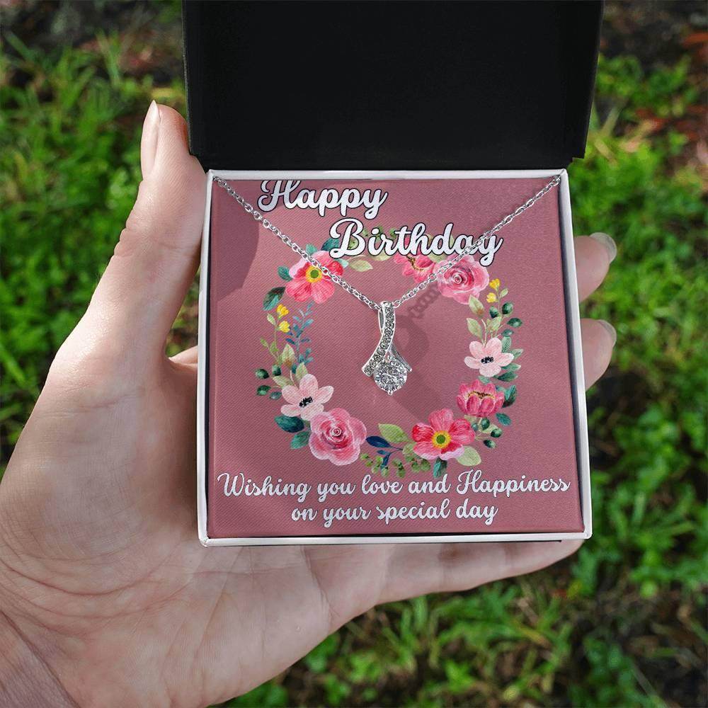Custom Birthday Gift For Her - Alluring Beauty Necklace - Giftsmojo