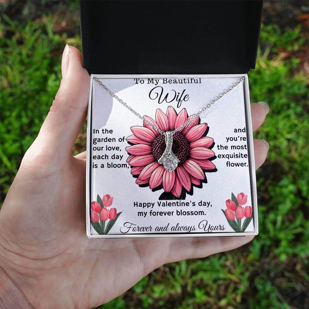 To my beautiful wife Birthday Gift for Loving Wife from Husband, Soulmate Gift Anniversary Gift for Her, Valentine Gift - Alluring Beauty - Giftsmojo