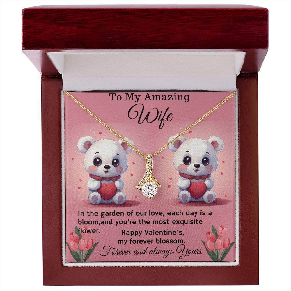 Gift for Amazing Wife - Birthday Gift for Wife from Husband, Soulmate Gift Anniversary Gift for Her, Valentine Gift - Alluring Beauty - Giftsmojo