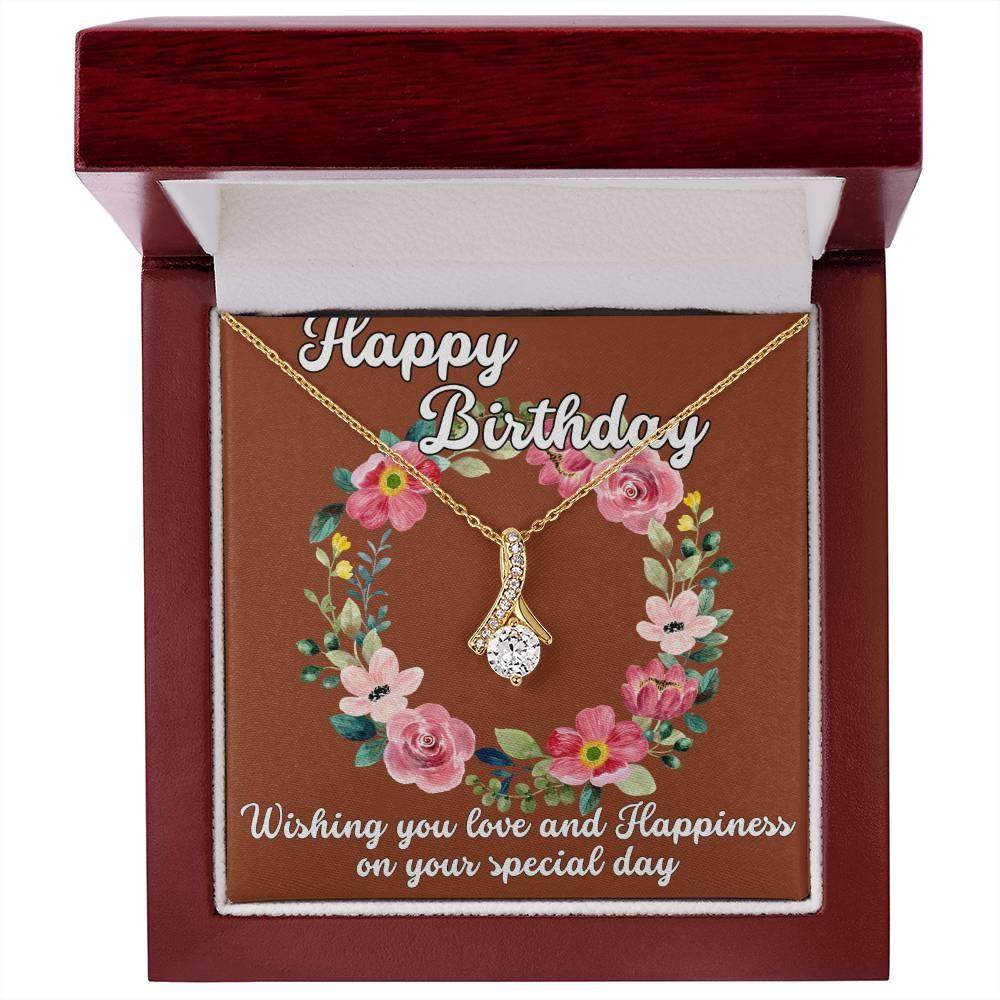 Custom Birthday Gift For Her - Alluring Beauty Necklace - Giftsmojo