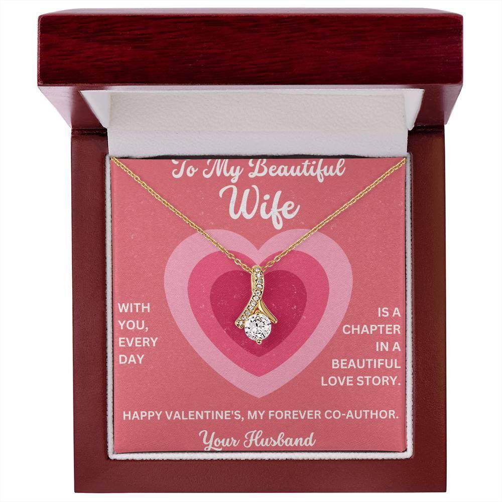 Necklace For Wife Valentine Gift for Wife from Husband, Soulmate Gift Anniversary Gift for Her, Valentine Gift - Alluring Beauty - Giftsmojo