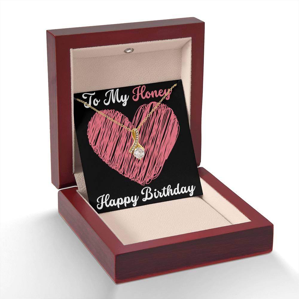 Birthday gift to my honey - Alluring Beauty Necklace - Giftsmojo