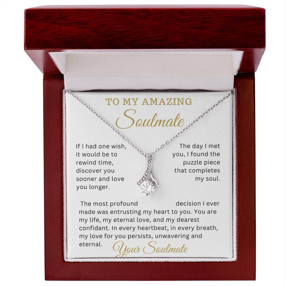 To My Amazing Soulmate Valentine Birthday Anniversary Gift - Giftsmojo