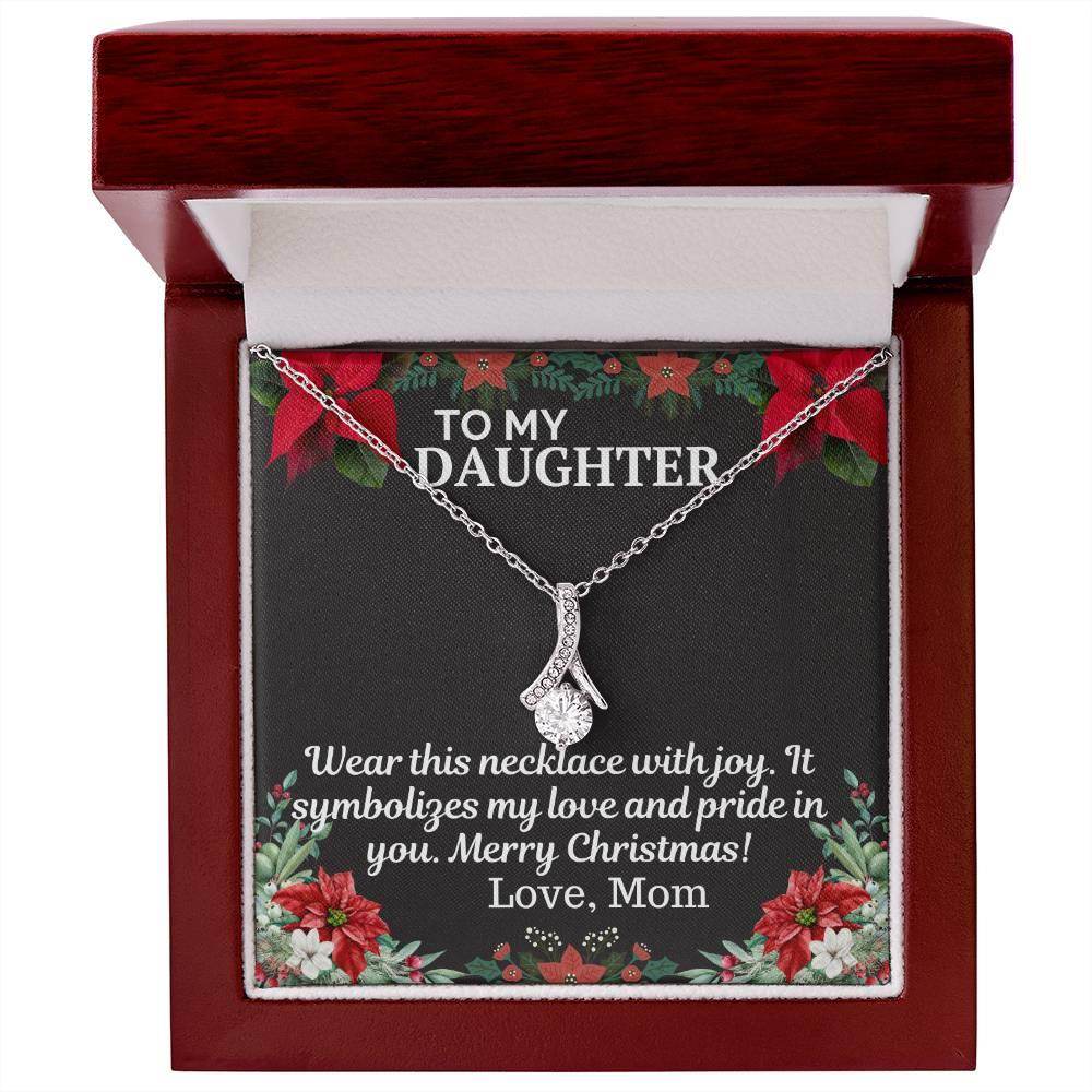 Gift To My Daughter from Mom - Alluring Beauty Necklace - Giftsmojo