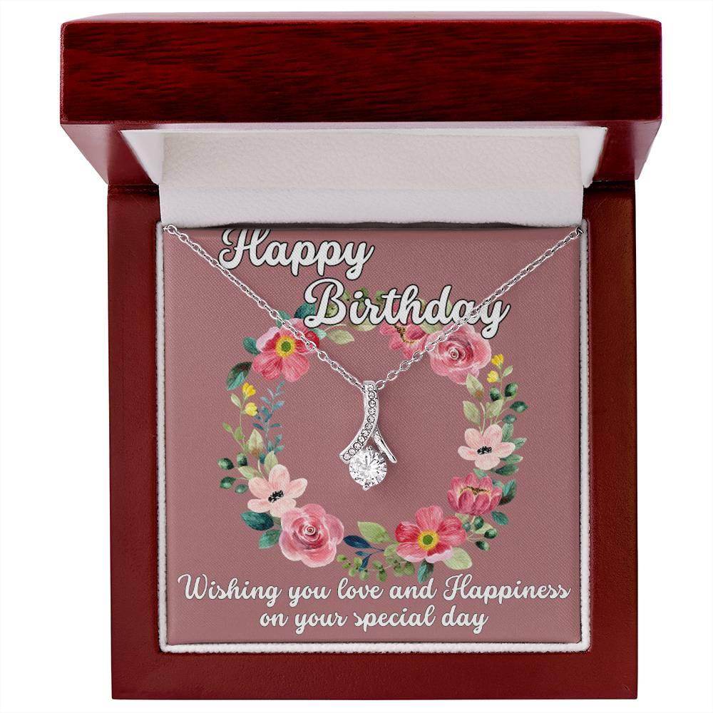 Custom Birthday Gift For Her - Alluring Beauty Necklace - Giftsmojo