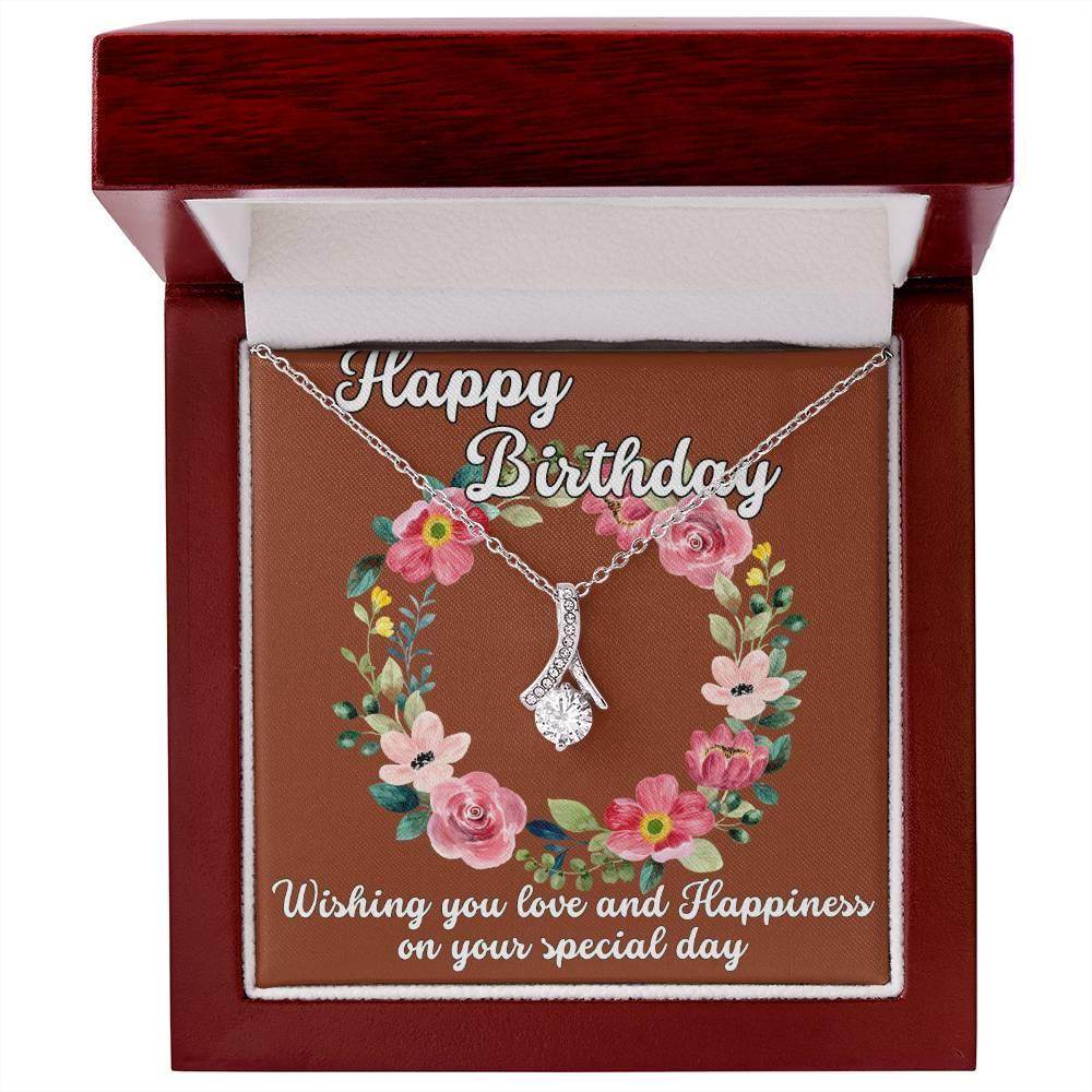 Custom Birthday Gift For Her - Alluring Beauty Necklace - Giftsmojo