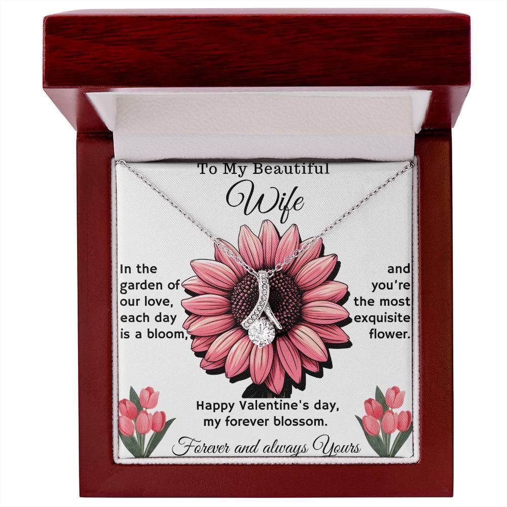 To my beautiful wife Birthday Gift for Loving Wife from Husband, Soulmate Gift Anniversary Gift for Her, Valentine Gift - Alluring Beauty - Giftsmojo