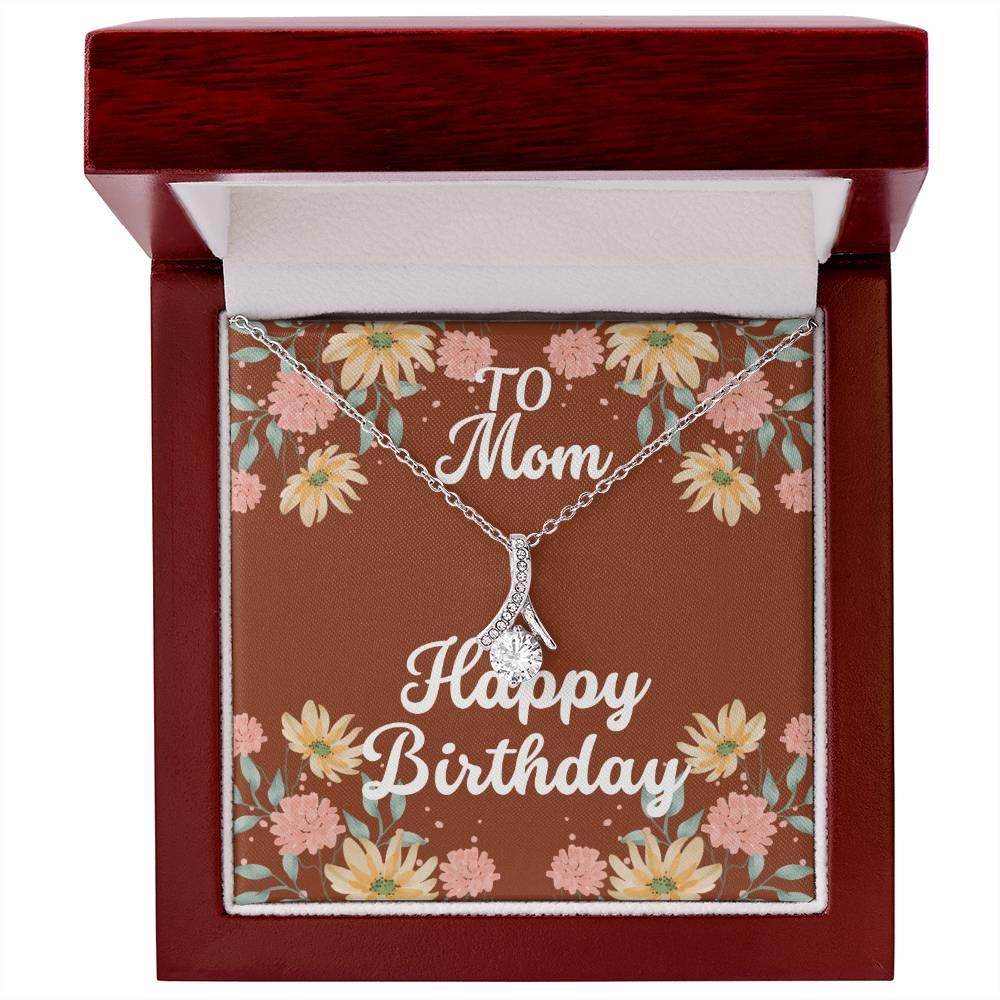 Custom Birthday Gift for Mom - Alluring Beauty Necklace - Giftsmojo