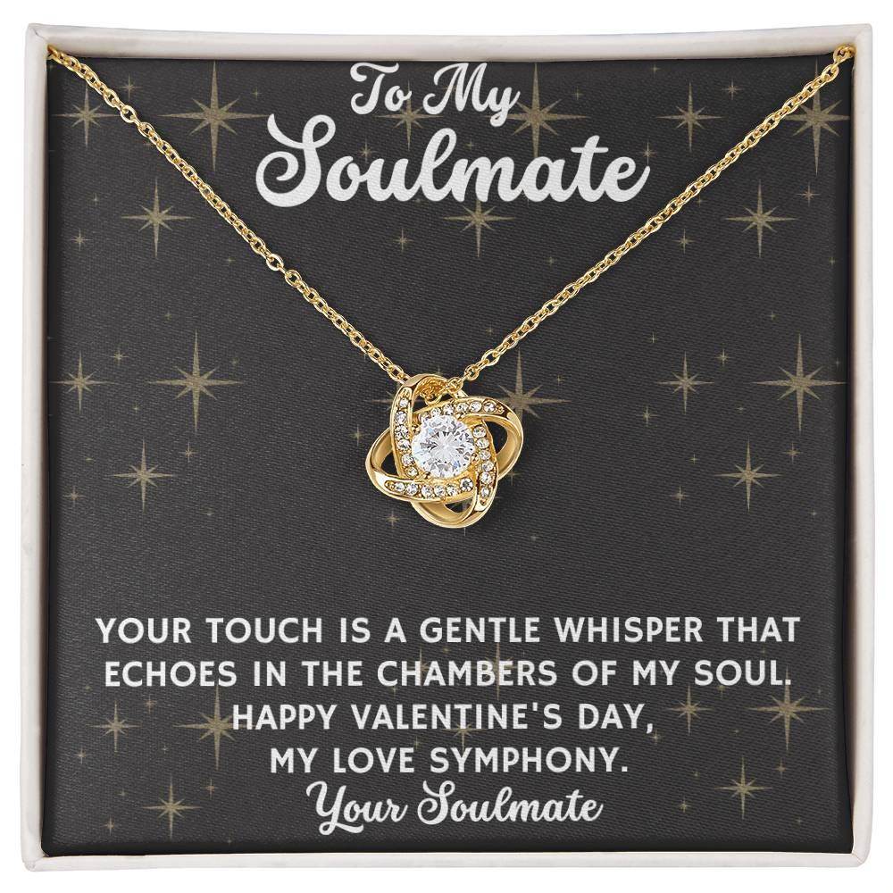 Necklace Gift For My Soulmate - Love Knot Necklace - Giftsmojo