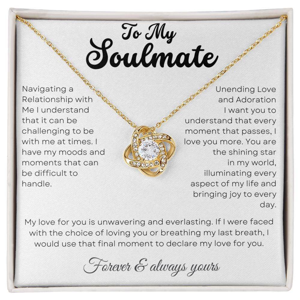 Jewelry Gift For My Soulmate - Love Knot Necklace - Giftsmojo